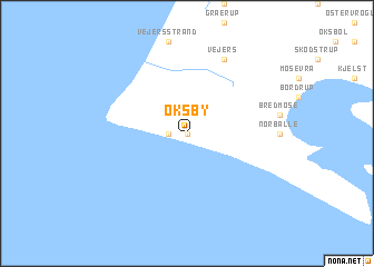 map of Oksby