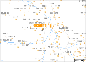 map of Okshatinë