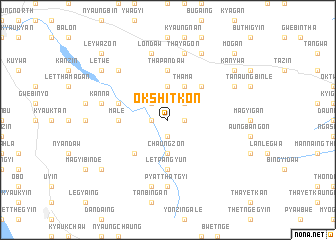 map of Okshitkon