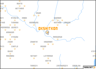 map of Okshitkon