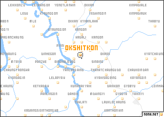 map of Okshitkon