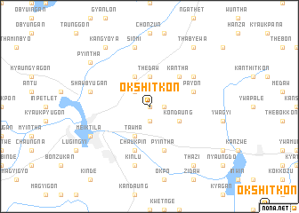 map of Okshitkon