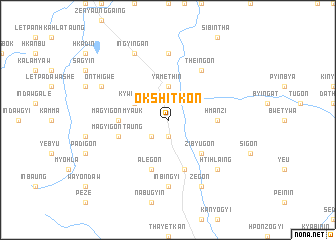 map of Okshitkon