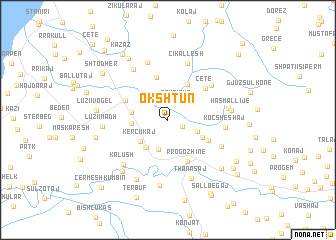 map of Okshtun