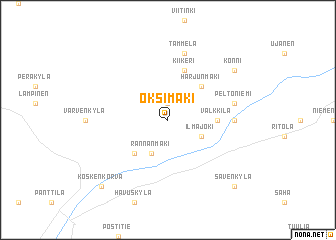 map of Oksimäki