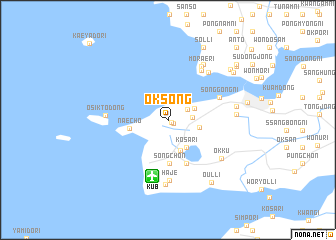 map of Oksŏng