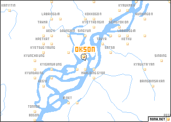 map of Okson