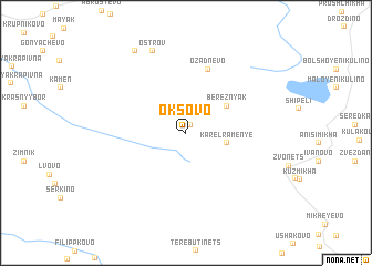 map of Oksovo