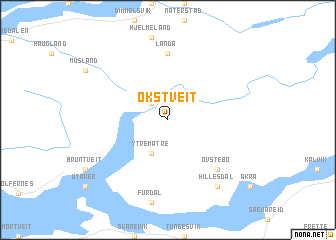 map of Okstveit