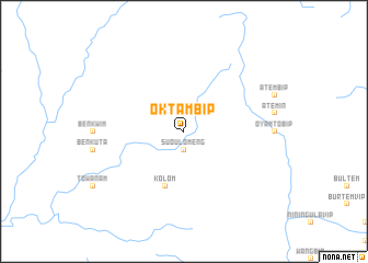 map of Oktambip