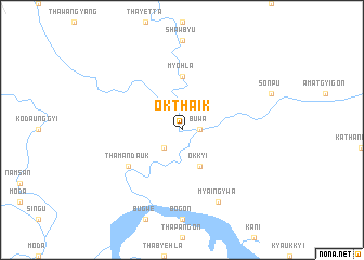 map of Ôkthaik