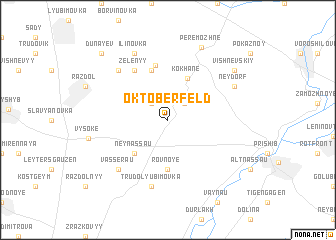 map of Oktoberfelʼd