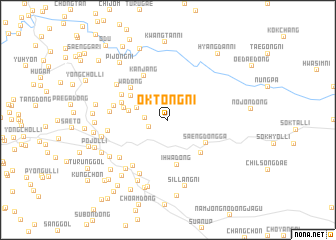 map of Oktŏng-ni