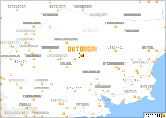 map of Ŏktong-ni