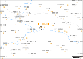map of Oktong-ni