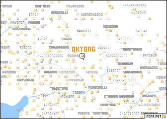 map of Ok-tong