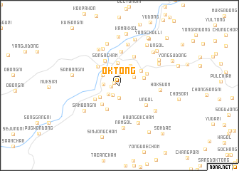 map of Ok-tong