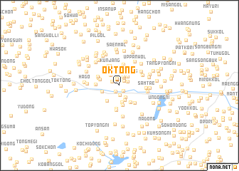 map of Ok-tong