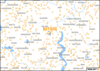 map of Ok-tong