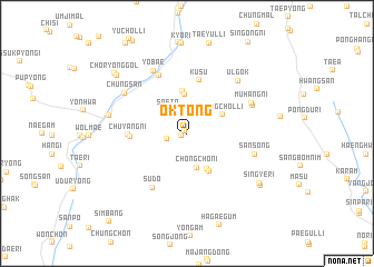 map of Ok-tong