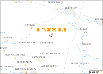 map of Oktyabr\