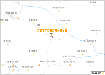 map of Oktyabr\