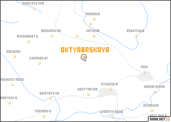 map of Oktyabr\