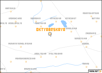 map of Oktyabr\