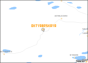 map of Oktyabr\