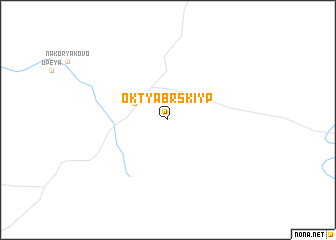 map of Oktyabr\