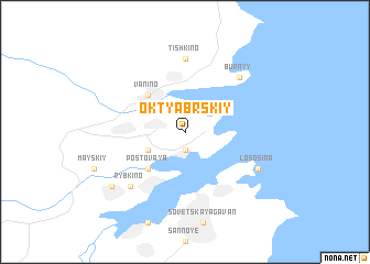 map of Oktyabr\