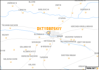 map of Oktyabr\