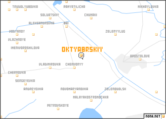 map of Oktyabrʼskiy