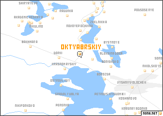 map of Oktyabr\