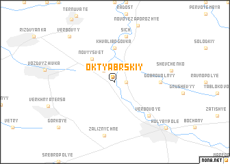 map of Oktyabrʼskiy