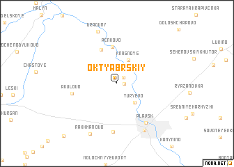 map of Oktyabr\