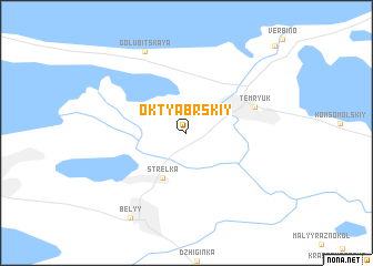 map of Oktyabr\