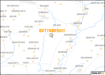 map of Oktyabrʼskiy