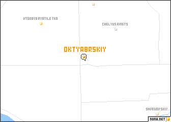 map of Oktyabr\