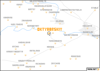 map of Oktyabr\