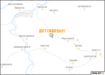 map of Oktyabr\