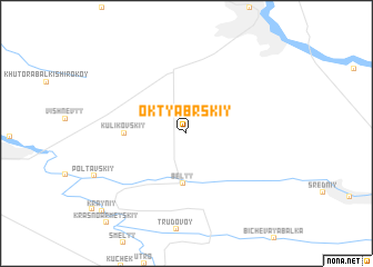 map of Oktyabr\