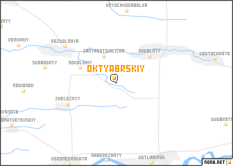 map of Oktyabr\