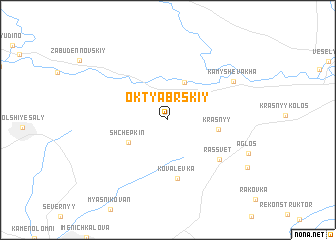 map of Oktyabr\