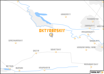 map of Oktyabr\