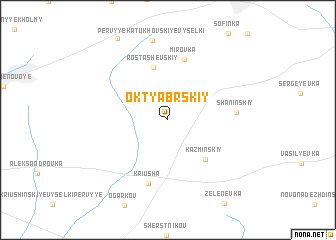 map of Oktyabr\