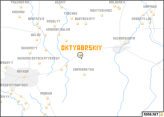 map of Oktyabr\