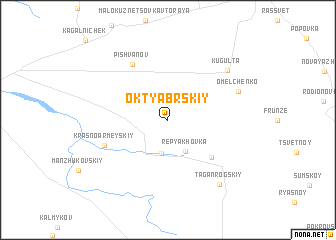 map of Oktyabr\