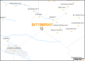 map of Oktyabr\