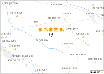 map of (( Oktyabr\